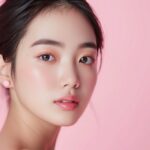 Beauty asian women face with skin care healthy and skin concept.
